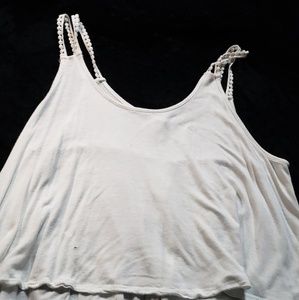 A cute white crop top